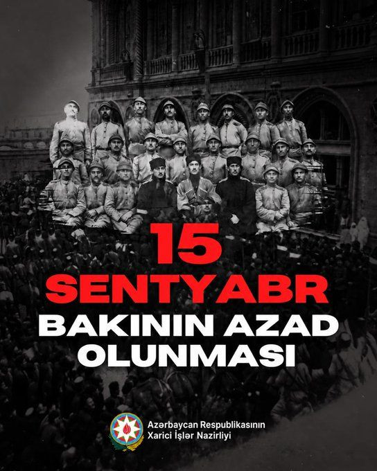 XİN: Bakının azad edilməsi Azərbaycanın dövlətçilik mübarizəsində mühüm dönüş nöqtəsi oldu<font color=red> - FOTOLAR</font>