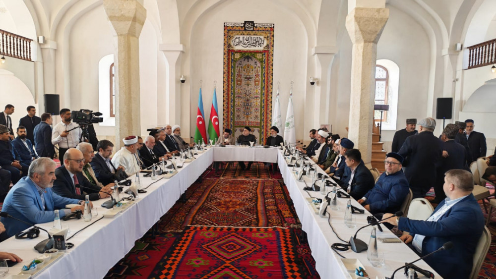 Şeyx Seyid Yəhya Bakuviyə həsr olunmuş beynəlxalq elmi-praktiki konfransın iştirakçıları Ağdama gəliblər<font color=red> - FOTOLAR</font>