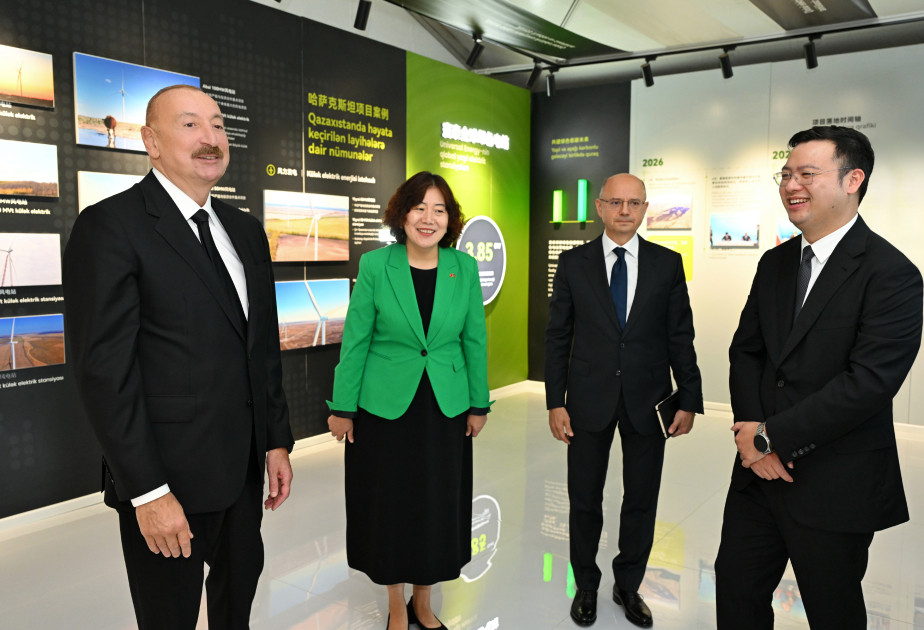 Prezident İlham Əliyev “Qobustan” Günəş Elektrik Stansiyasının açılışında iştirak edib<font color=red> - FOTOLAR</font>