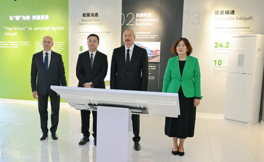 Prezident İlham Əliyev “Qobustan” Günəş Elektrik Stansiyasının açılışında iştirak edib<font color=red> - FOTOLAR</font>