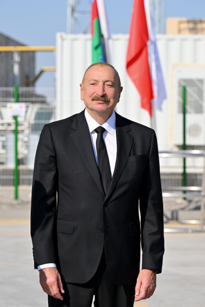 Prezident İlham Əliyev “Qobustan” Günəş Elektrik Stansiyasının açılışında iştirak edib<font color=red> - FOTOLAR</font>