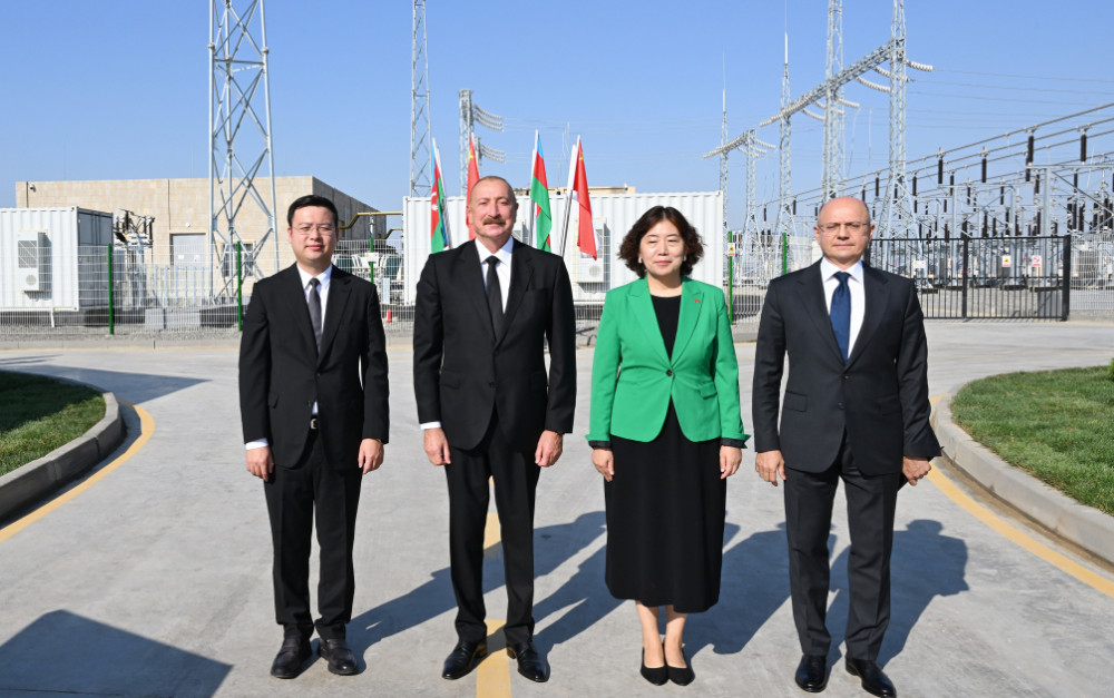 Prezident İlham Əliyev “Qobustan” Günəş Elektrik Stansiyasının açılışında iştirak edib<font color=red> - FOTOLAR</font>