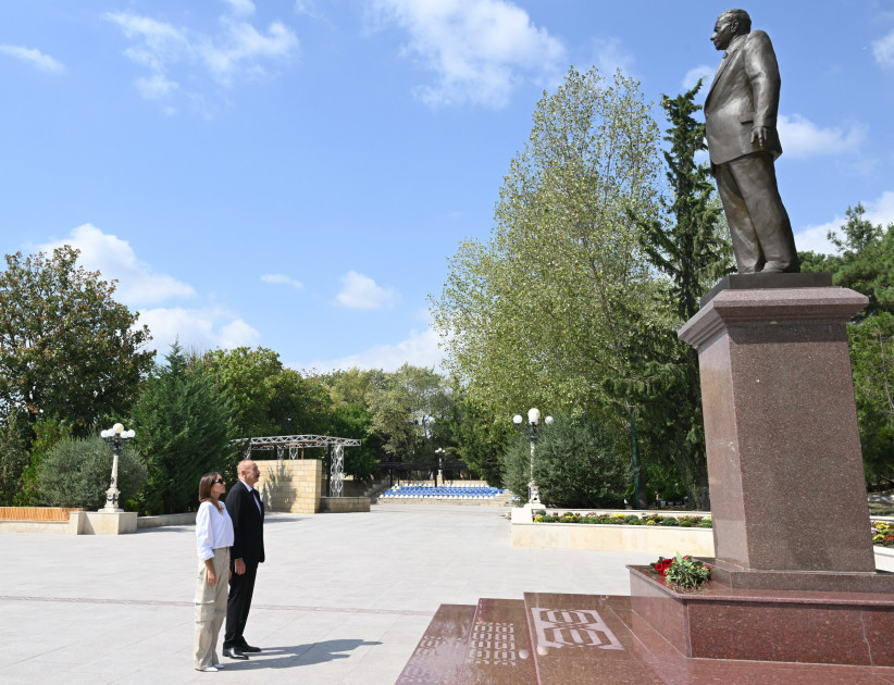 Prezident İlham Əliyev və birinci xanım Mehriban Əliyeva Şamaxı rayonuna səfər ediblər<font color='red'> - YENİLƏNİB</font><font color=red> - FOTOLAR</font>