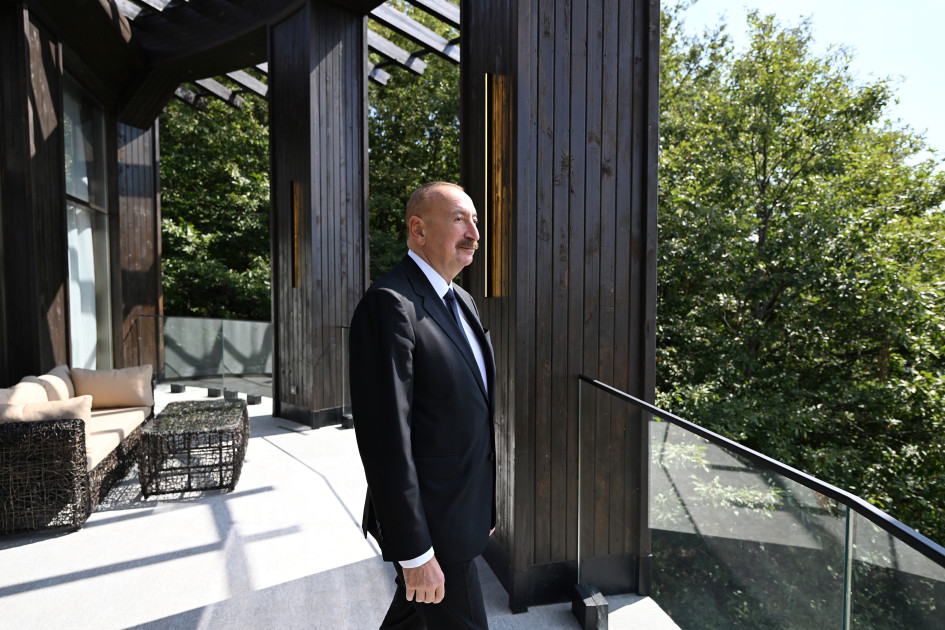 Prezident İlham Əliyev Şamaxıda “Meysari Grand Hotel & SPA” kompleksinin açılışında iştirak edib<font color='red'> - YENİLƏNİB</font><font color=red> - FOTOLAR</font>