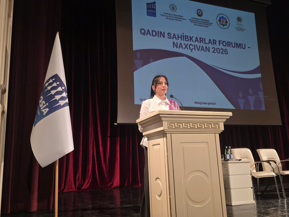 Naxçıvanda Qadın Sahibkarlar Forumu başlayıb<font color=red> - FOTOLAR</font>