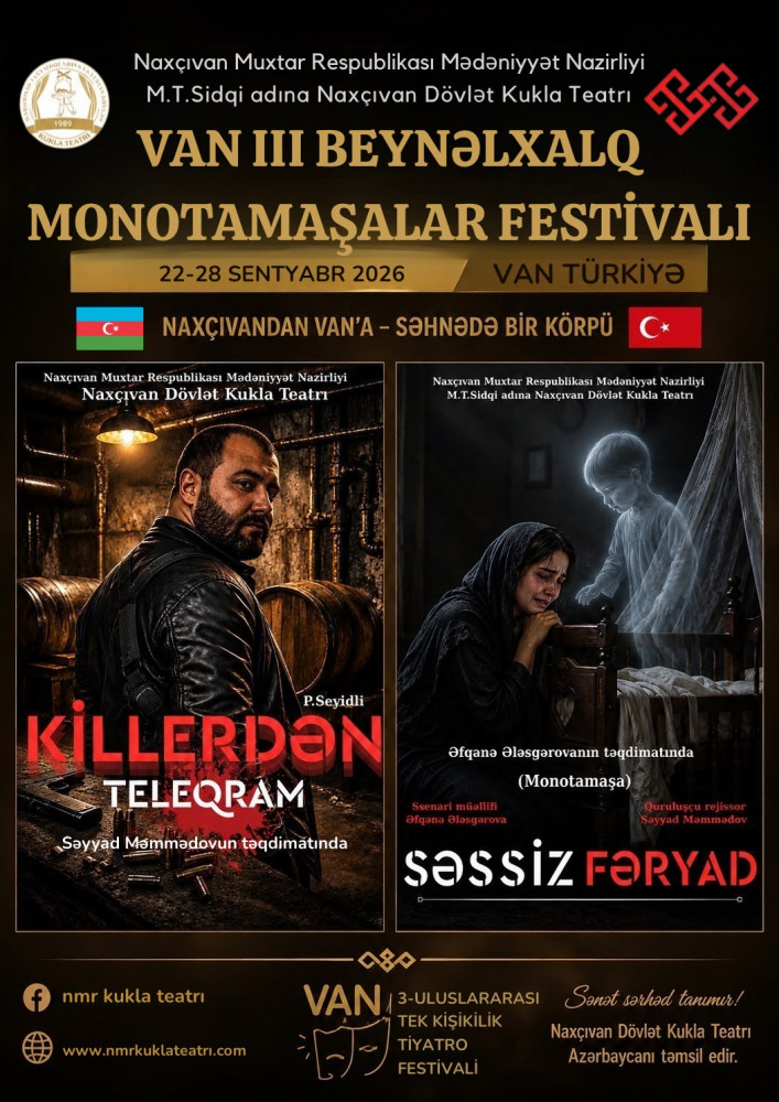 Naxçıvan Dövlət Kukla Teatrı ilk dəfə beynəlxalq monotamaşalar festivalında iştirak edəcək<font color=red> - FOTOLAR</font>