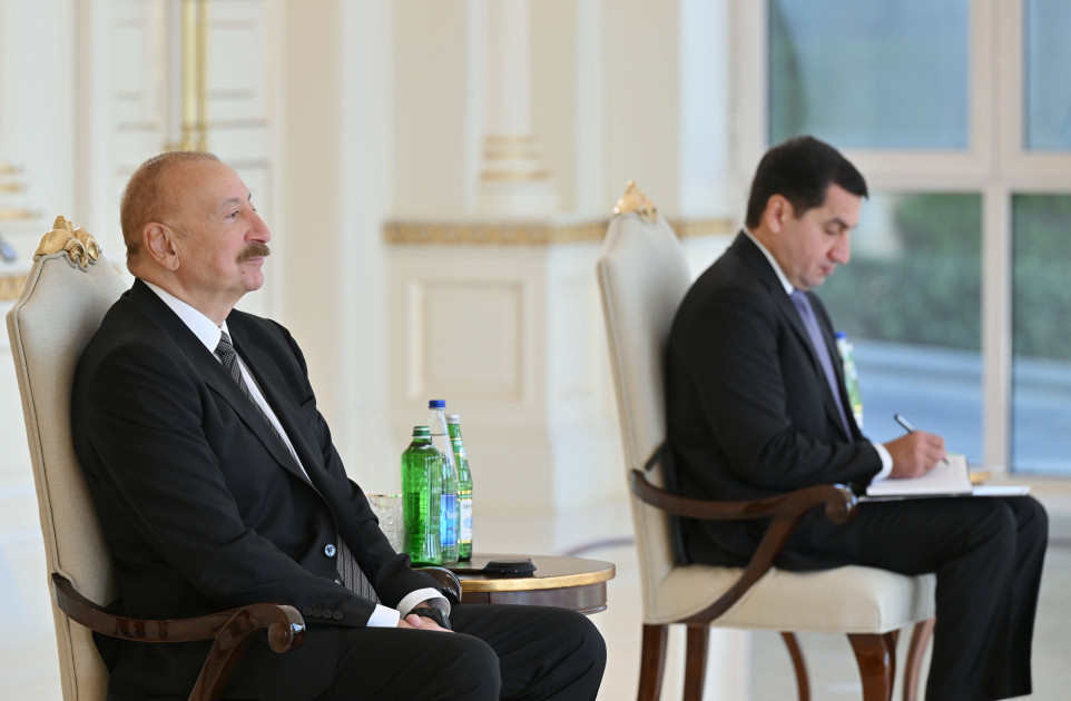 Prezident İlham Əliyev Estoniyanın Azərbaycanda yeni təyin olunmuş səfirini qəbul edib<font color=red> - FOTOLAR</font>