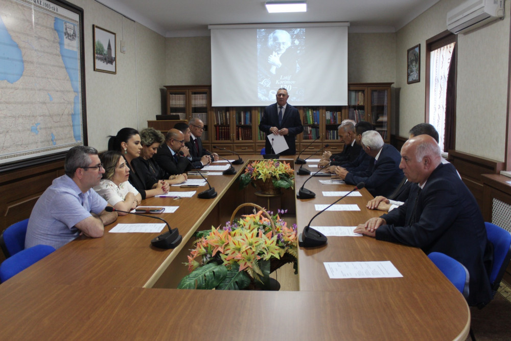 “Lətif Kərimov-120” mövzusunda elmi konfrans keçirilib<font color=red> - FOTOLAR</font>
