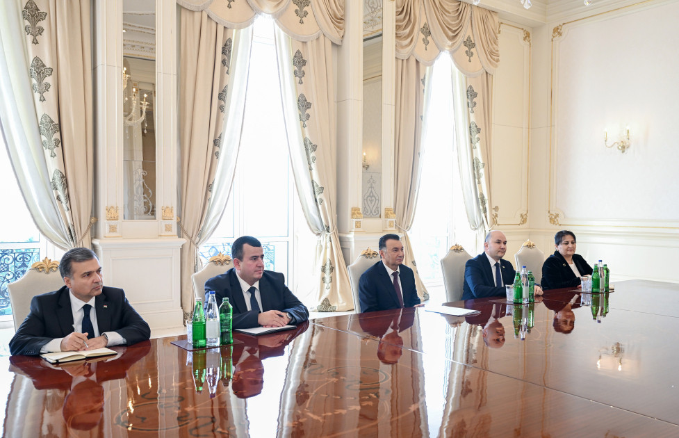 Azərbaycan Prezidenti İlham Əliyev Tacikistanın Baş nazirini qəbul edib<font color=red> - FOTOLAR</font>