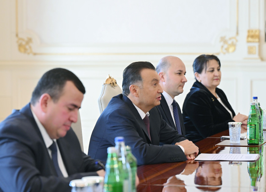Azərbaycan Prezidenti İlham Əliyev Tacikistanın Baş nazirini qəbul edib<font color=red> - FOTOLAR</font>