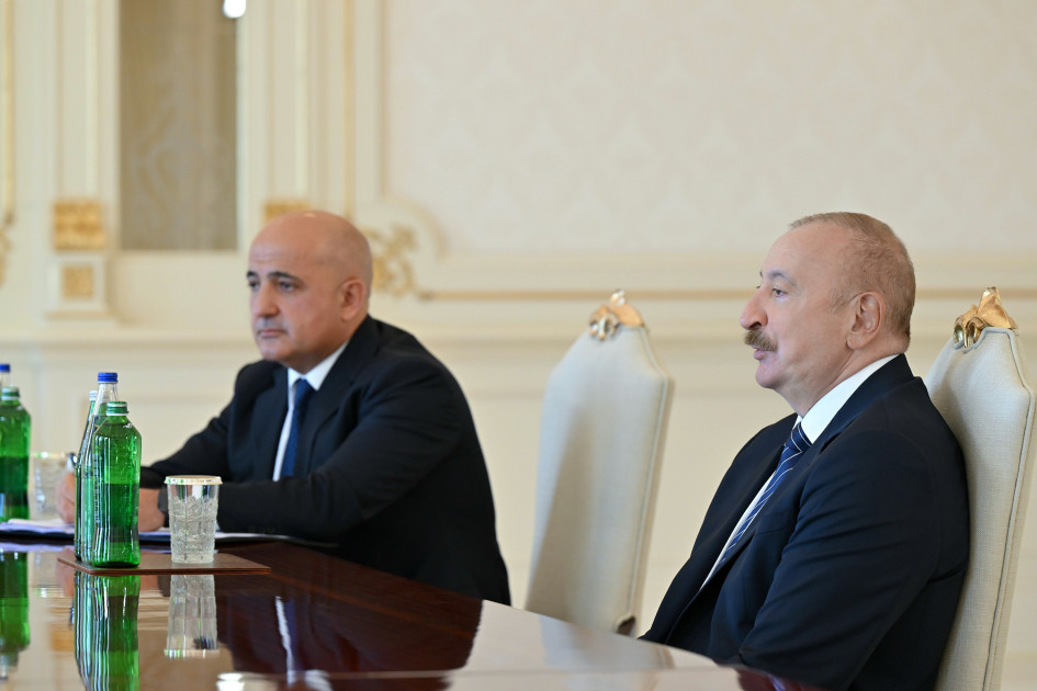 Prezident İlham Əliyev “Brookfield Asset Management” şirkətinin baş icraçı direktorunu qəbul edib<font color=red> - FOTOLAR</font>