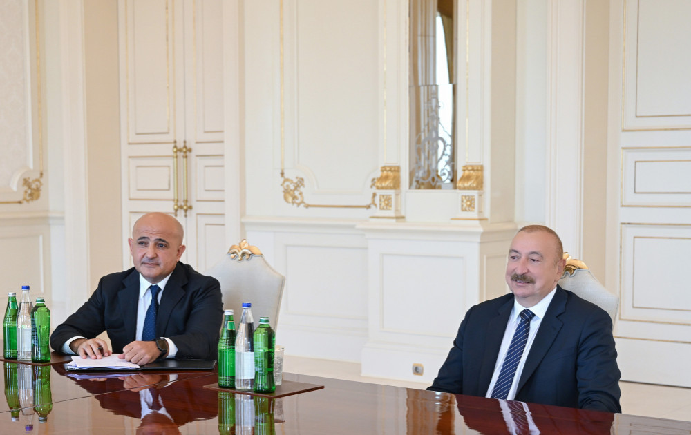 Prezident İlham Əliyev “Global Infrastructure Partners” şirkətinin rəhbərini qəbul edib<font color=red> - FOTOLAR</font>