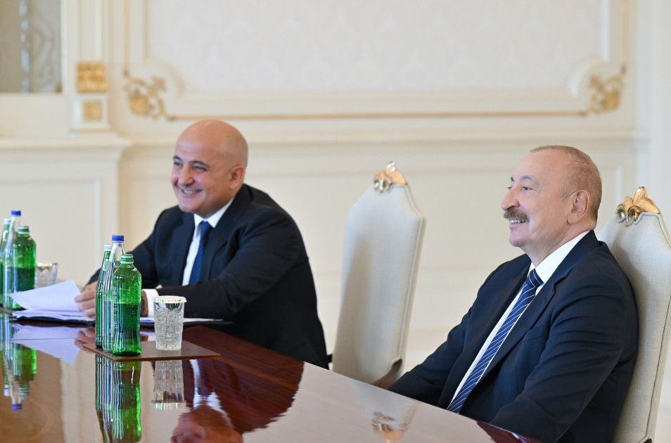 Prezident İlham Əliyev “Global Infrastructure Partners” şirkətinin rəhbərini qəbul edib<font color=red> - FOTOLAR</font>