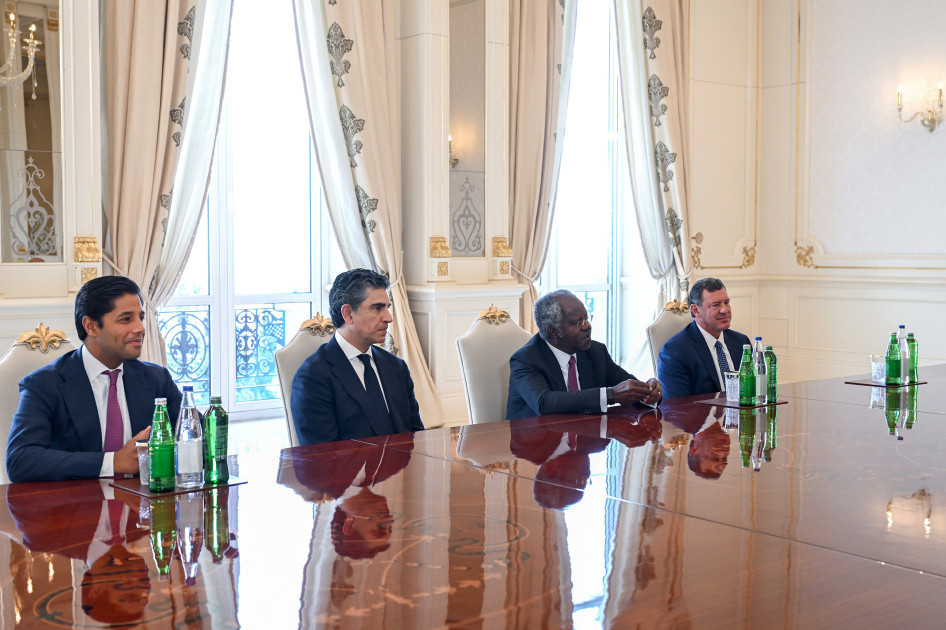 Prezident İlham Əliyev “Global Infrastructure Partners” şirkətinin rəhbərini qəbul edib<font color=red> - FOTOLAR</font>
