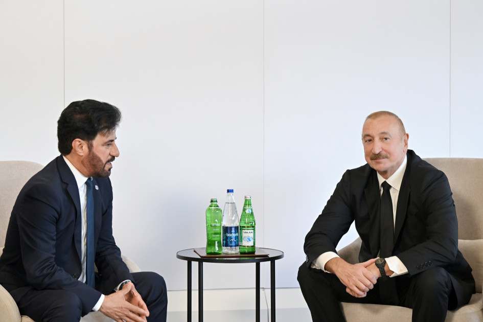 Prezident İlham Əliyev Beynəlxalq Avtomobil Federasiyasının prezidenti ilə görüşüb<font color=red> - FOTOLAR</font>