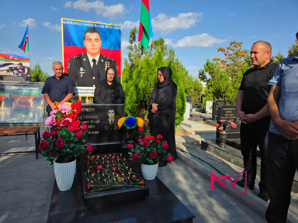 Naxçıvanda Vətən müharibəsi şəhidlərinin məzarları ziyarət olunur<font color=red> - FOTOLAR</font>