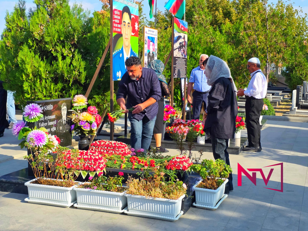 Naxçıvanda Vətən müharibəsi şəhidlərinin məzarları ziyarət olunur<font color=red> - FOTOLAR</font>