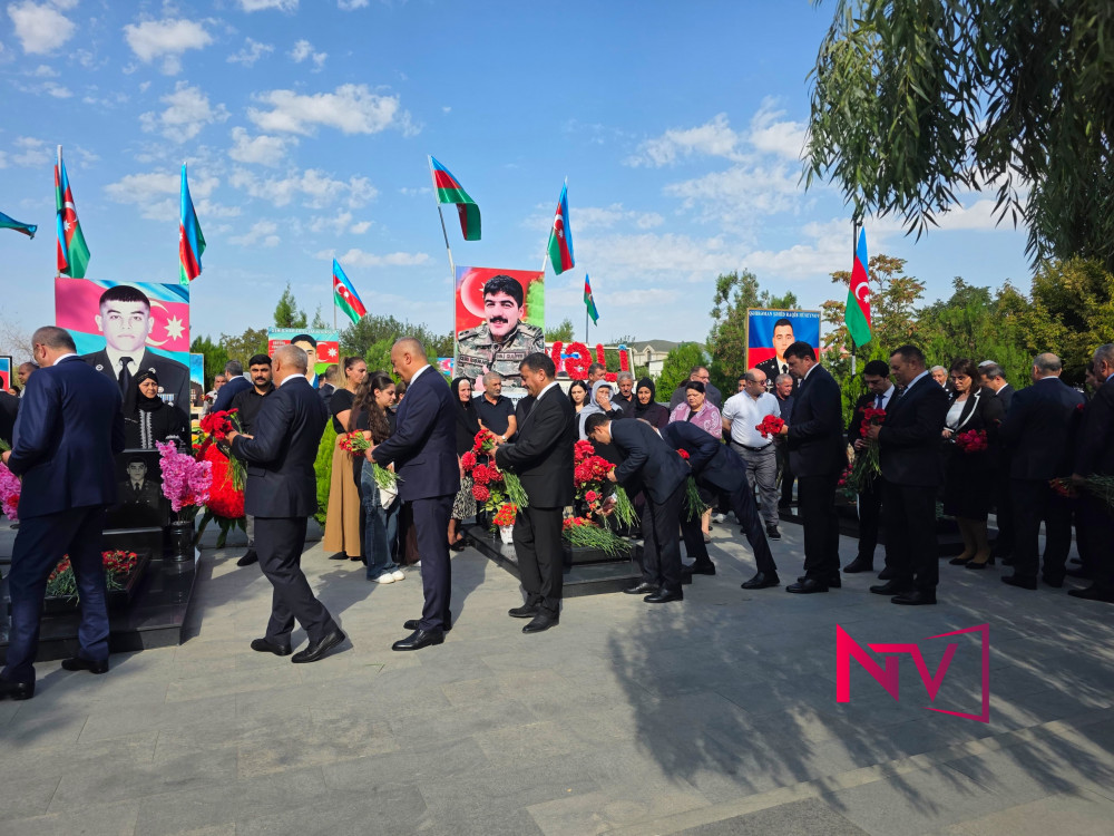 Naxçıvanda Vətən müharibəsi şəhidlərinin məzarları ziyarət olunur<font color=red> - FOTOLAR</font>