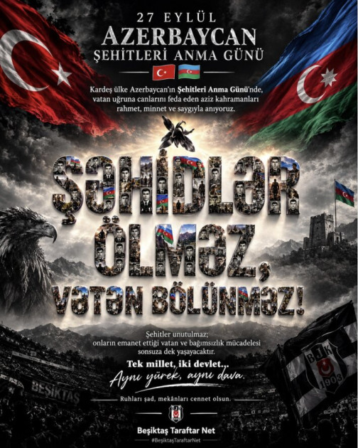Türkiyədə Azərbaycanın qəhrəmanlarının xatirəsi yad edilir<font color=red> - FOTOLAR</font>