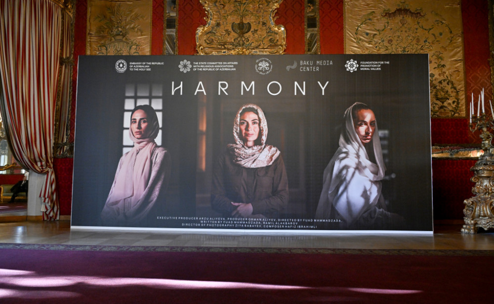 Romada “Harmoniya” sənədli filminin təqdimatı olub<font color=red> - FOTOLAR</font>