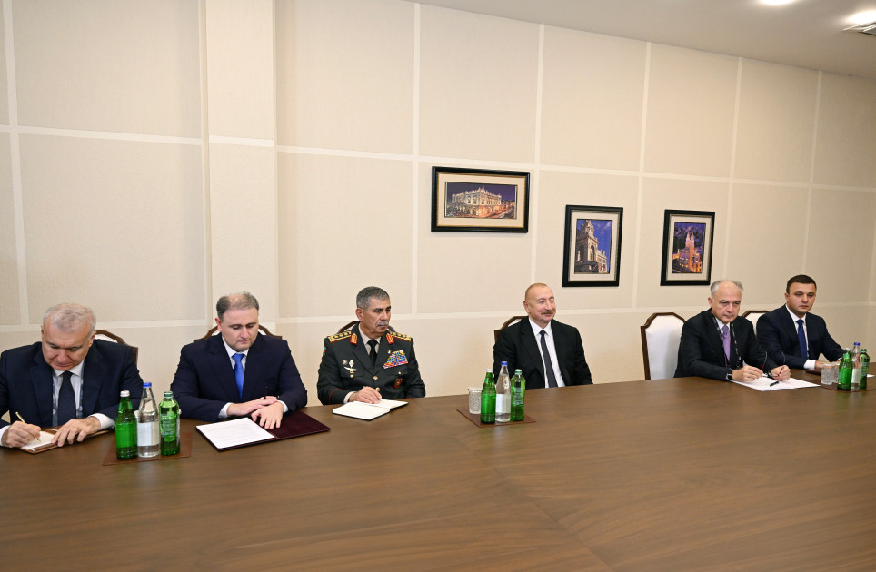 Prezident İlham Əliyev Birləşmiş Krallığın müdafiə üzrə dövlət nazirini qəbul edib<font color=red> - FOTOLAR</font>