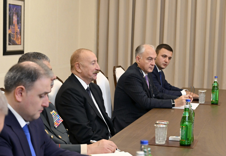 Prezident İlham Əliyev Birləşmiş Krallığın müdafiə üzrə dövlət nazirini qəbul edib<font color=red> - FOTOLAR</font>