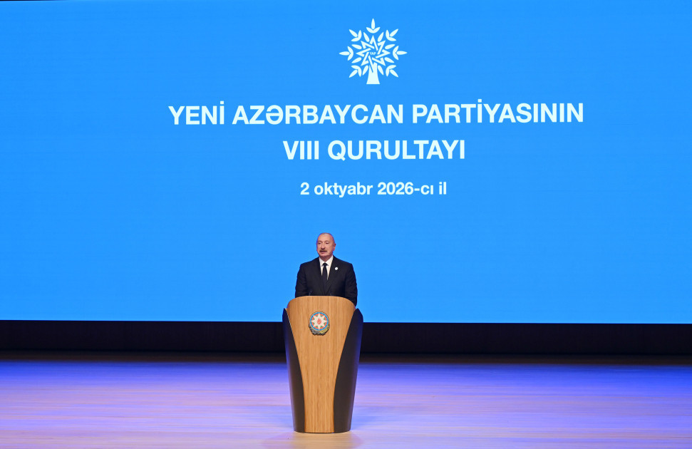 Yeni Azərbaycan Partiyasının VIII Qurultayı keçirilir<font color='red'> - YENİLƏNƏCƏK</font><font color=red> - FOTOLAR</font>