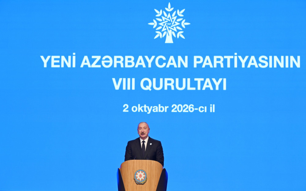 Yeni Azərbaycan Partiyasının VIII Qurultayı keçirilir<font color='red'> - YENİLƏNƏCƏK</font><font color=red> - FOTOLAR</font>