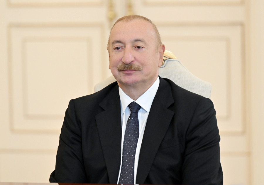 Prezident İlham Əliyev Beynəlxalq Cüdo Federasiyasının prezidentini qəbul edib<font color=red> - FOTOLAR</font>