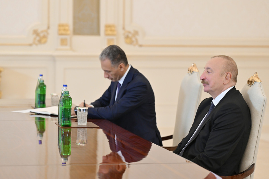 Prezident İlham Əliyev Beynəlxalq Cüdo Federasiyasının prezidentini qəbul edib<font color=red> - FOTOLAR</font>