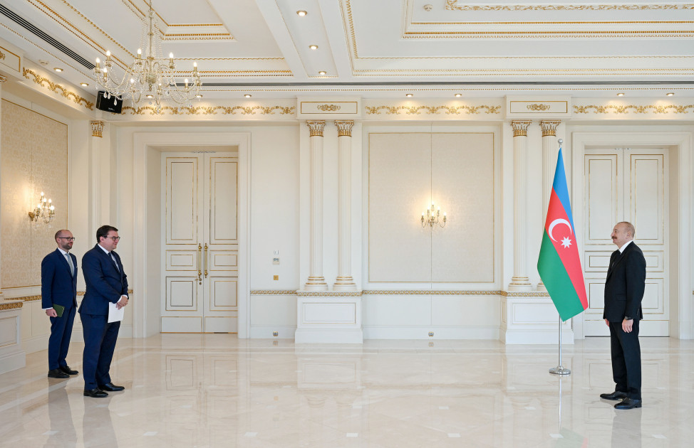 İlham Əliyev Avstriyanın Azərbaycanda yeni səfirini qəbul edib<font color=red> - FOTOLAR</font>