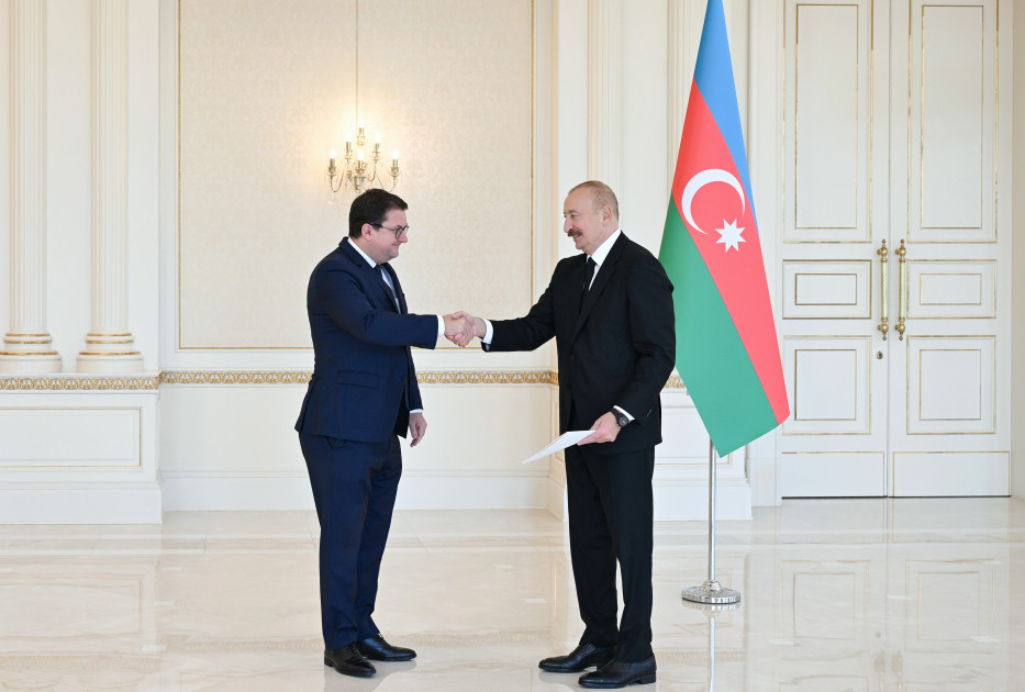 İlham Əliyev Avstriyanın Azərbaycanda yeni səfirini qəbul edib<font color=red> - FOTOLAR</font>