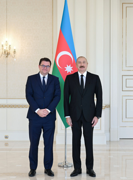 İlham Əliyev Avstriyanın Azərbaycanda yeni səfirini qəbul edib<font color=red> - FOTOLAR</font>
