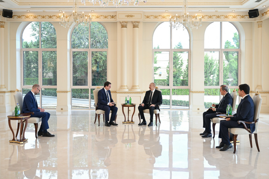 İlham Əliyev Avstriyanın Azərbaycanda yeni səfirini qəbul edib<font color=red> - FOTOLAR</font>