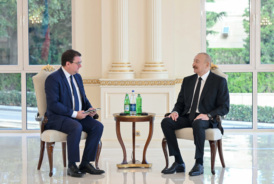 İlham Əliyev Avstriyanın Azərbaycanda yeni səfirini qəbul edib<font color=red> - FOTOLAR</font>
