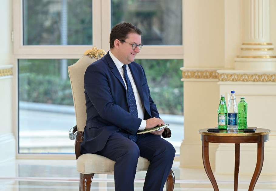 İlham Əliyev Avstriyanın Azərbaycanda yeni səfirini qəbul edib<font color=red> - FOTOLAR</font>