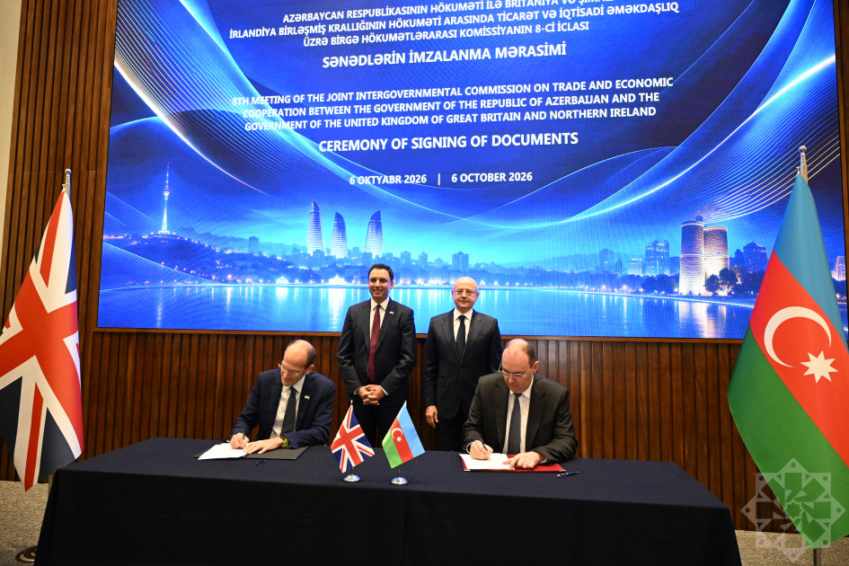 Azərbaycan və Böyük Britaniya arasında əməkdaşlığa dair 4 sənəd imzalanıb<font color=red> - FOTOLAR</font>