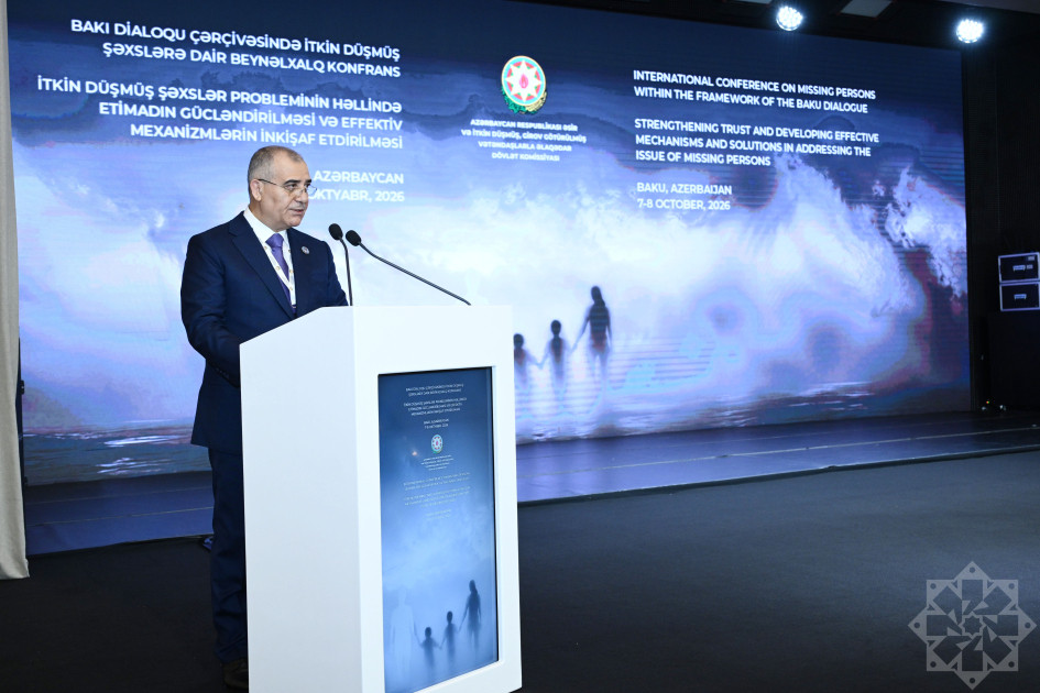 İtkin düşmüş şəxslərlə bağlı Bakı Dialoqu formatında IV beynəlxalq konfrans işə başlayıb<font color='red'> - YENİLƏNİB</font><font color=red> - FOTOLAR</font>