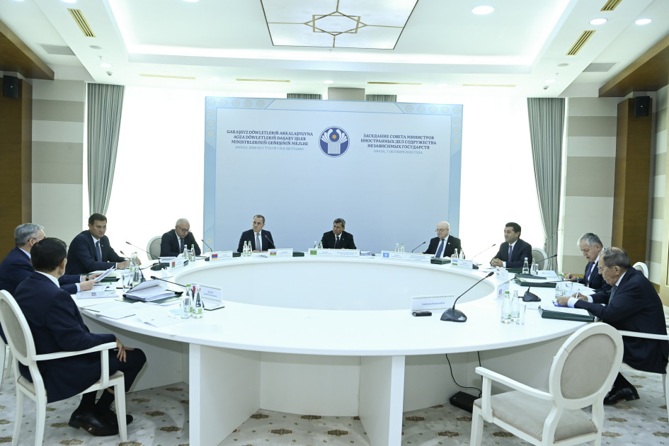 Ceyhun Bayramov: Azərbaycan MDB dövlətləri ilə qarşılıqlı faydalı əməkdaşlıq prinsiplərinə sadiqdir<font color=red> - FOTOLAR</font>