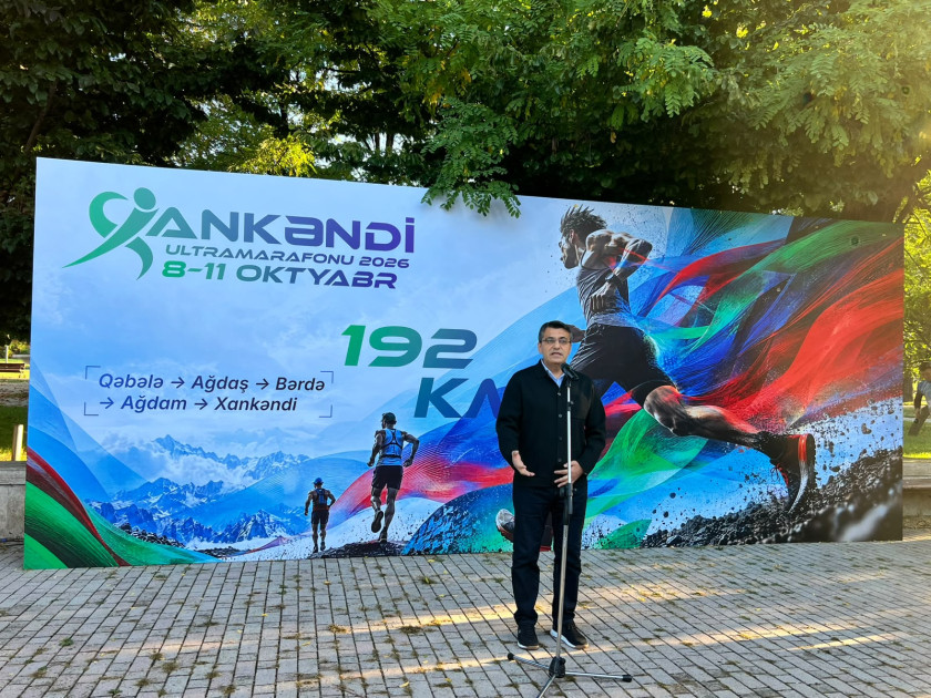 III Beynəlxalq Xankəndi Ultramarafonuna Qəbələdə start verilib<font color=red> - FOTOLAR</font>
