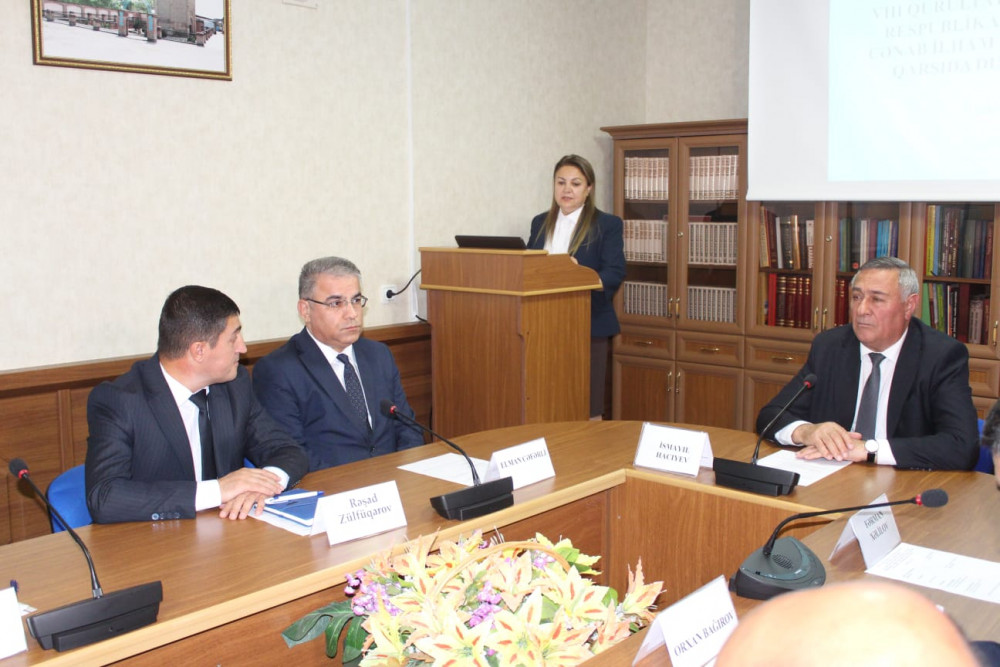 “Yeni Azərbaycan Partiyasının VIII Qurultayında Azərbaycan Respublikasının Prezidenti cənab İlham Əliyevin çıxışı və qarşıda duran vəzifələr” mövzusunda tədbir keçirilib<font color=red> - FOTOLAR</font>