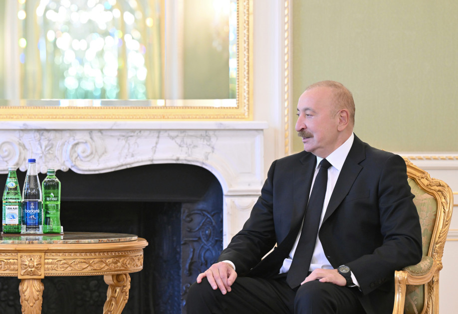 Prezident İlham Əliyev Rusiyanın Çeçenistan Respublikasının başçısını qəbul edib<font color=red> - FOTOLAR</font>