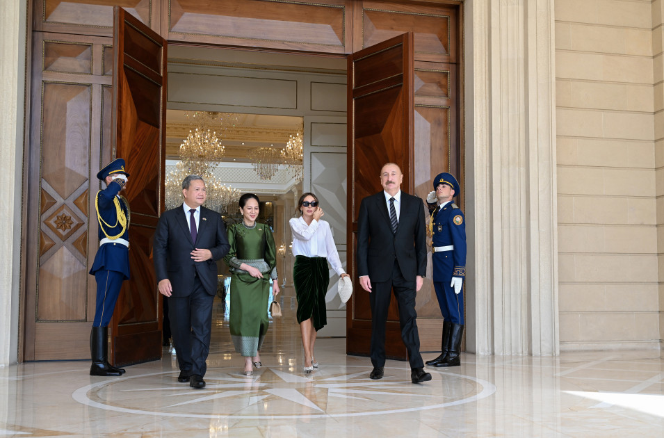 Prezident İlham Əliyevin adından Kamboca Baş nazirinin şərəfinə rəsmi nahar verilib<font color=red> - FOTOLAR</font>
