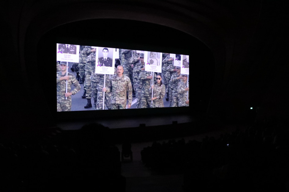 Azərbaycanın nəhəng kinematoqrafiya layihələrindən birinin – “44” bədii filminin premyerası olub<font color=red> - FOTOLAR</font>