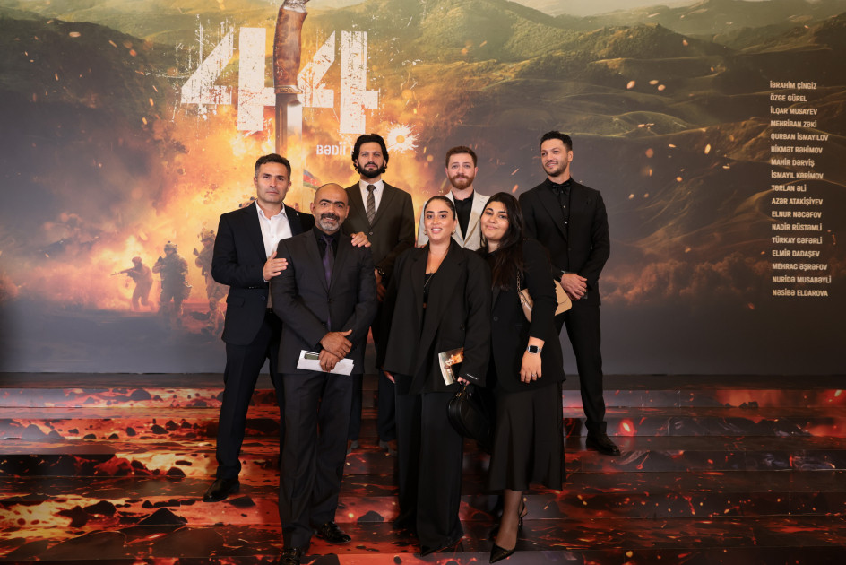 Azərbaycanın nəhəng kinematoqrafiya layihələrindən birinin – “44” bədii filminin premyerası olub<font color=red> - FOTOLAR</font>