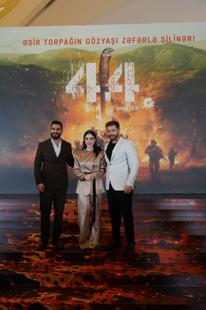 Azərbaycanın nəhəng kinematoqrafiya layihələrindən birinin – “44” bədii filminin premyerası olub<font color=red> - FOTOLAR</font>
