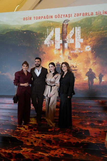 Azərbaycanın nəhəng kinematoqrafiya layihələrindən birinin – “44” bədii filminin premyerası olub<font color=red> - FOTOLAR</font>