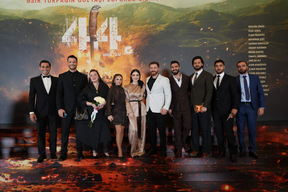 Azərbaycanın nəhəng kinematoqrafiya layihələrindən birinin – “44” bədii filminin premyerası olub<font color=red> - FOTOLAR</font>