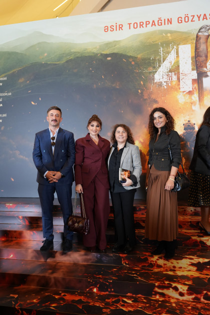 Azərbaycanın nəhəng kinematoqrafiya layihələrindən birinin – “44” bədii filminin premyerası olub<font color=red> - FOTOLAR</font>