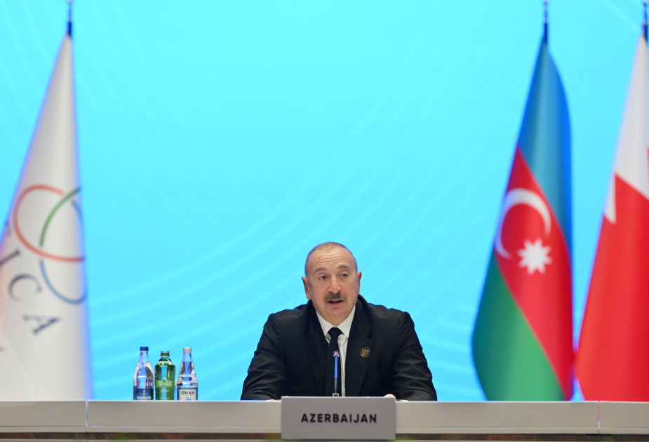 Bakıda AQEM-in 7-ci Zirvə Görüşü keçirilir Prezident İlham Əliyev tədbirdə çıxış edib<font color='red'> - YENİLƏNİB</font><font color=red> - FOTOLAR</font>